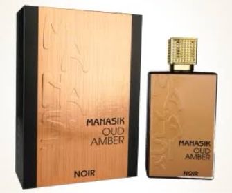 100ML Manasik Oud Amber Noir arabe