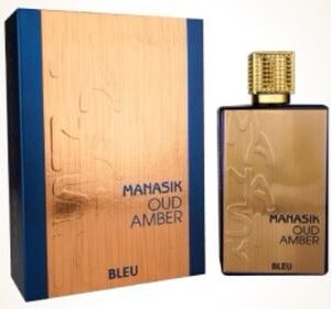 100ML Manasik Oud Amber BLEU arabe