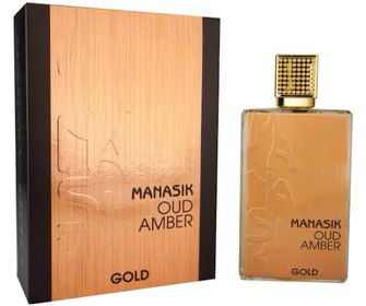 100ML Manasik Oud Amber Gold arabe