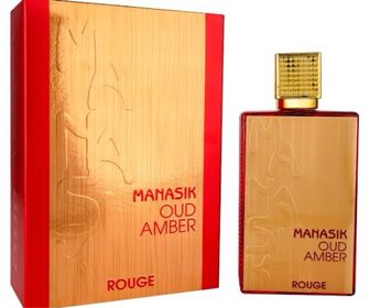 100ML Manasik Oud Amber Rouge arabe