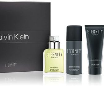 KIT ETERNITY MEN EDT 100ML +DEO.150ML+GEL