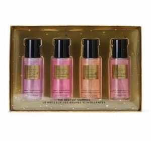 Kit Victoria Secrets SHIMMER Body Splash 4 x 75ml