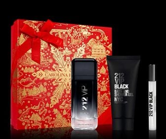 Kit 212 vip Black 100ml + shower gel+MINI