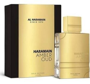 120ml Amber Oud Al Haramain EDP masc Árabe