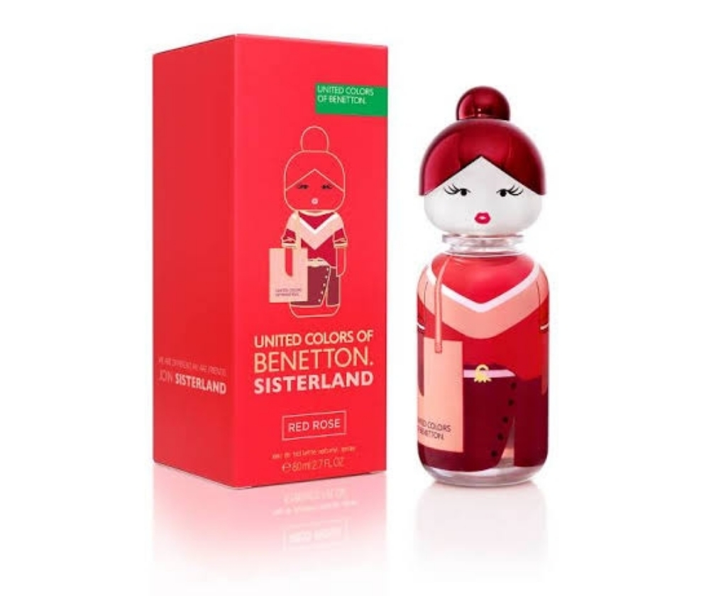 80ml Sisterland Red Rose Benetton EDT Fem