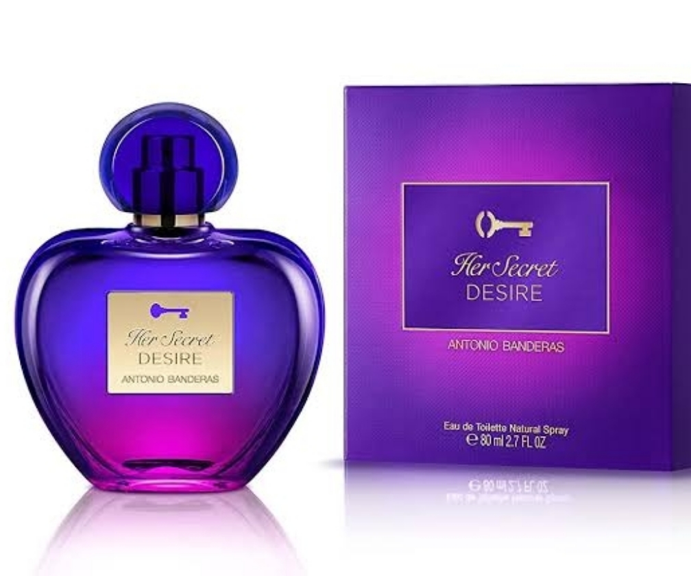 80ml Her Secret Desire EDT fem Antonio Bandeiras