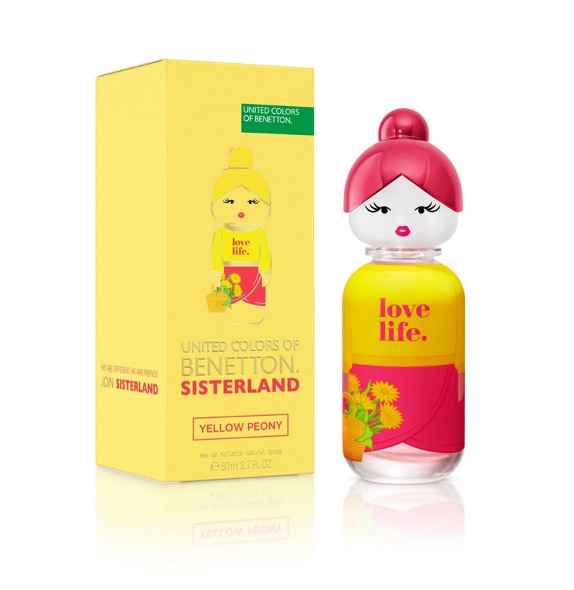 80ml Sisterland Yellow Benetton EDT Fem