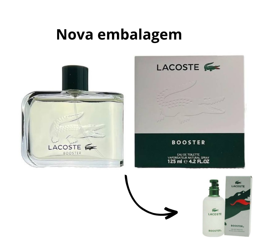 125ml Booster Lacoste EDT Masc