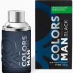 200ml BLACK Colors Benetton INTENSE Edt Masc