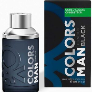 100ml BLACK Colors Benetton Edt Masc