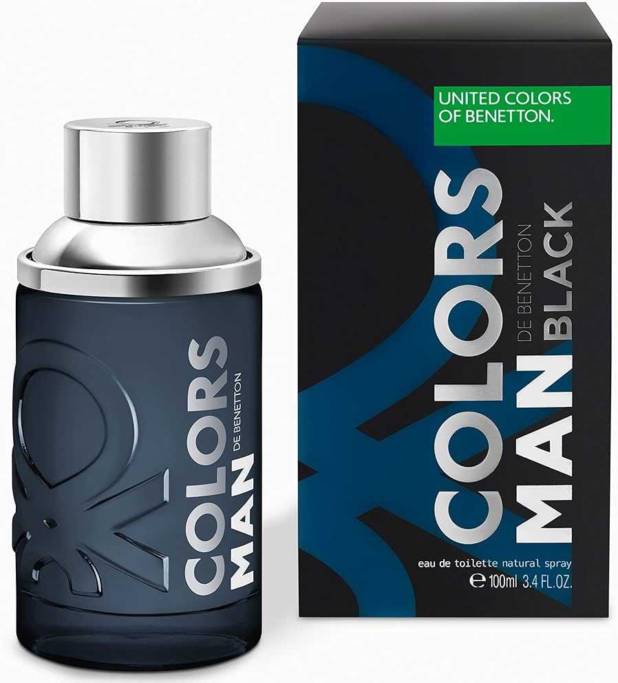 100ml BLACK Colors Benetton Edt Masc