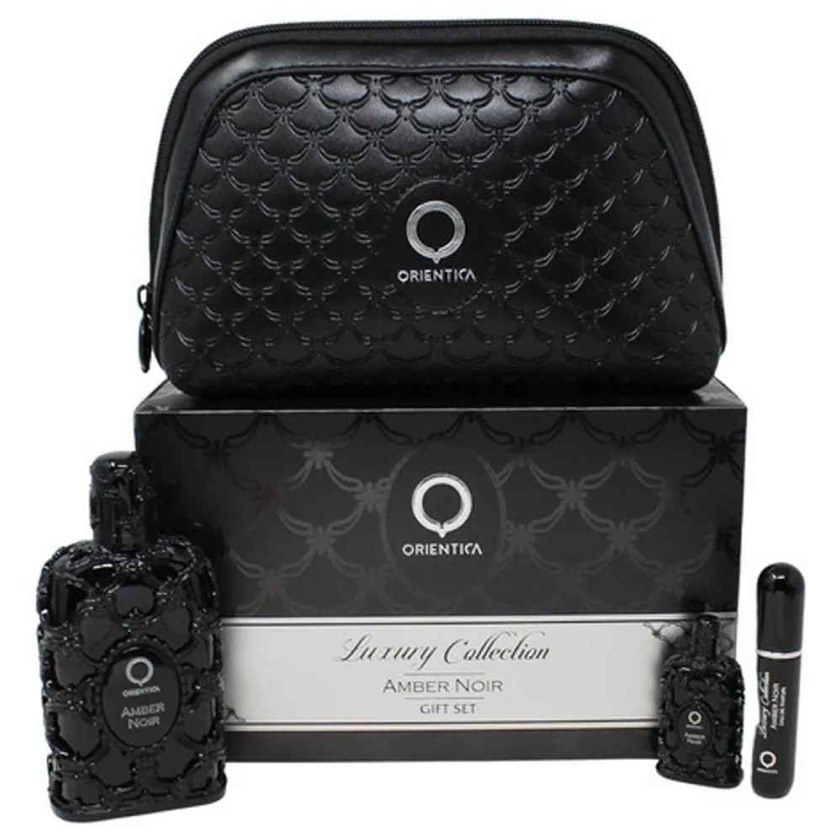 kit Amber Noir Orientica 80ml +mini+nec. arabe