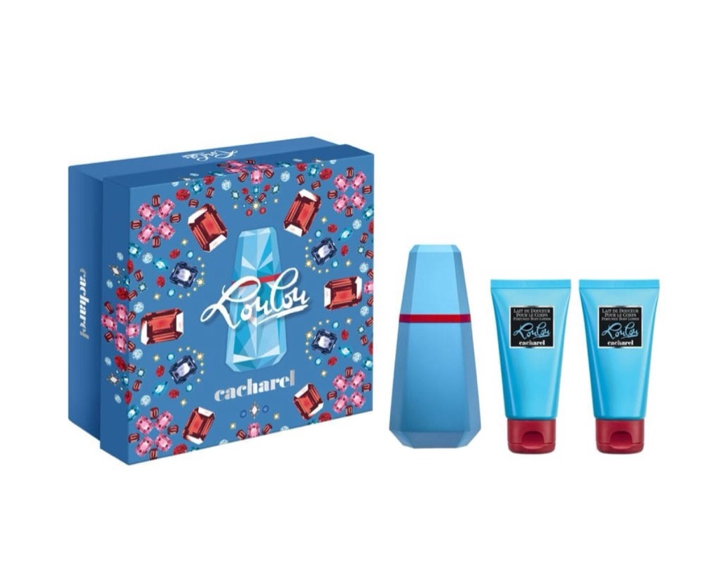 kit Lou Lou 50ml +2 hidratante 50ml Cacharel