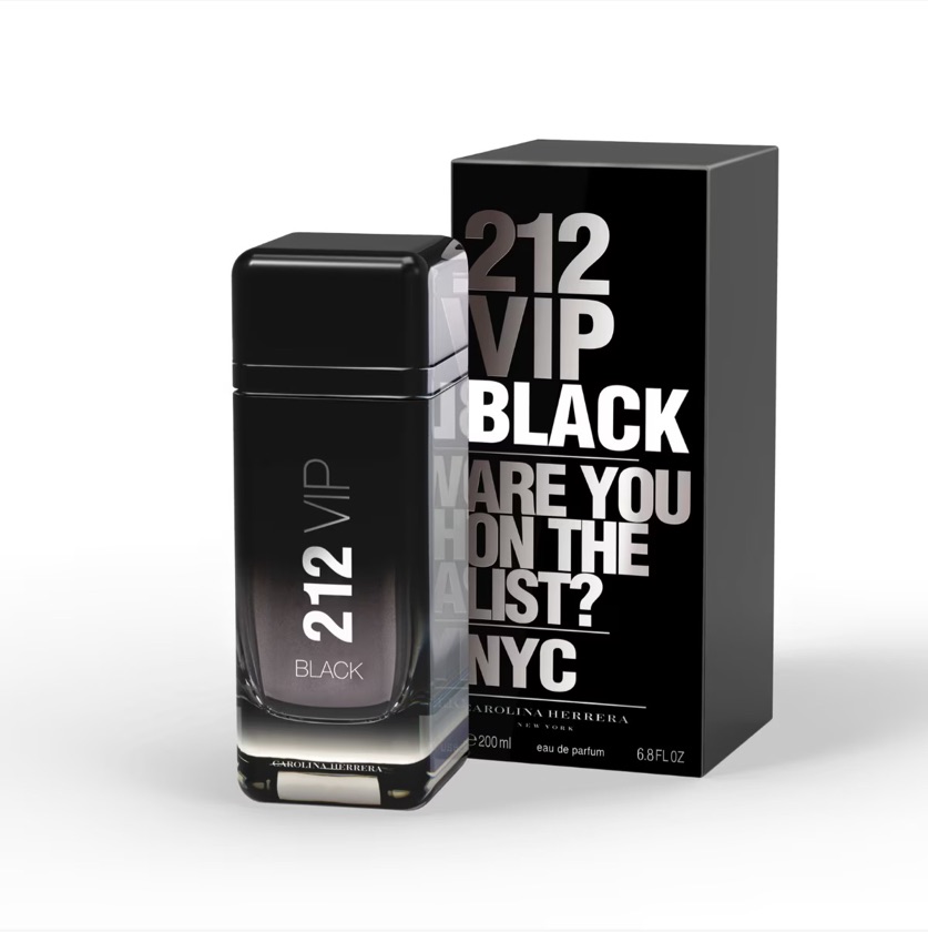 200ml 212 Vip Black EDP Carolina