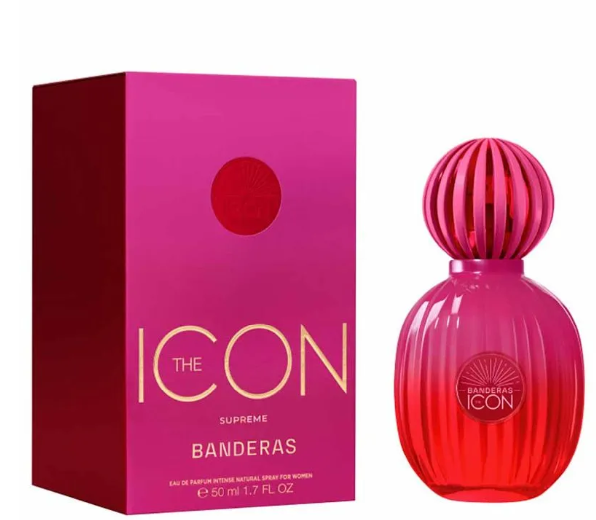 100ml Icon Supreme WOMAN Antonio Bandeiras edp Fem